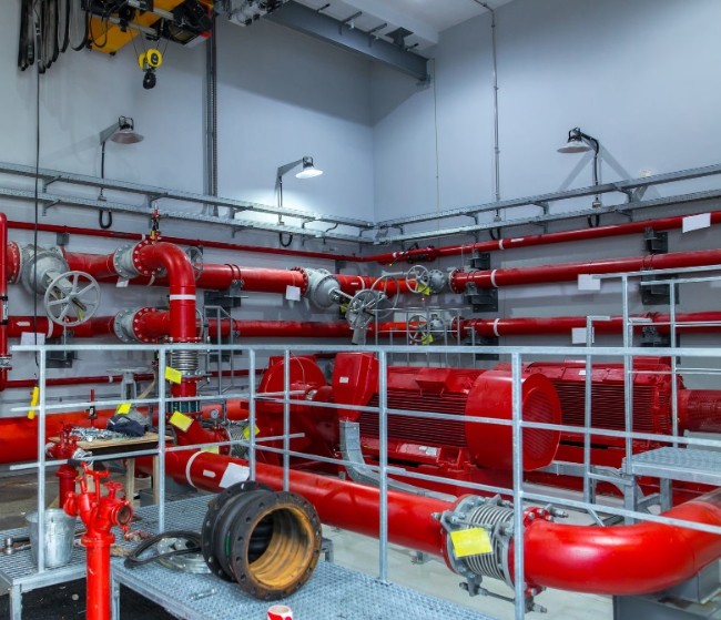 Devin Doyle exploring critical components of fire safety systems